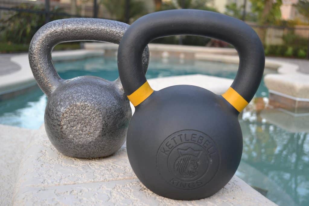 Kettlebell kings awesome embossed logo vs walmart not awesome flat spot