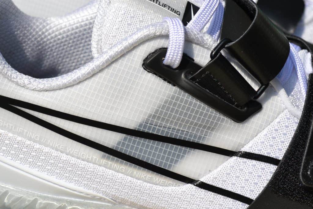 Nike Romaleos 4 - White - Laces closeup