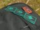 A GORUCK rucksack with event patches.