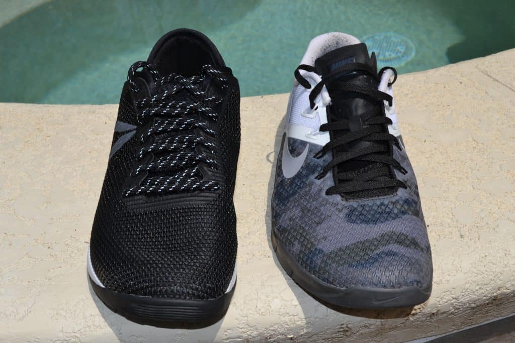 Nike Metcon 4 XD vs Reebok Nano 8 - Size comparison