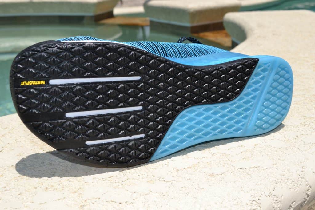 The Metasplit grooves help ensure forefoot flexibility - which is great for running, jumping, and double unders.