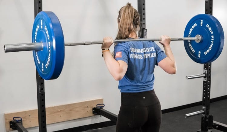 Rep Fitness Bumper Plates Fit at Midlife