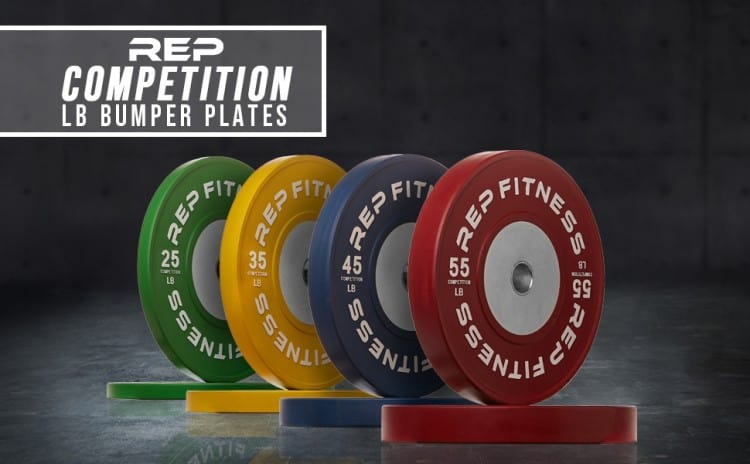 Rep Competition Bumper Plates - Lbs