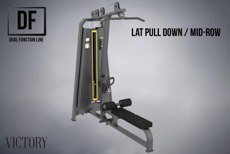 Rep Fitness Lat Pull-Down/Mid-Row Dual Function commercial machine