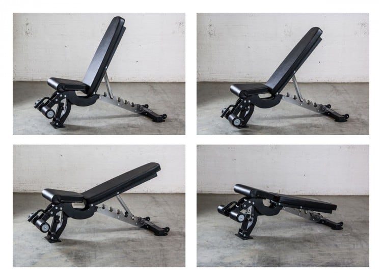 The AB-3000 Adjustable Bench has 7 adjustable positions