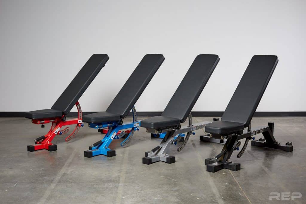 The REP AB-5000 Zero-Gap bench can be used as a ZERO GAP flat bench, thanks to their patent pending design.