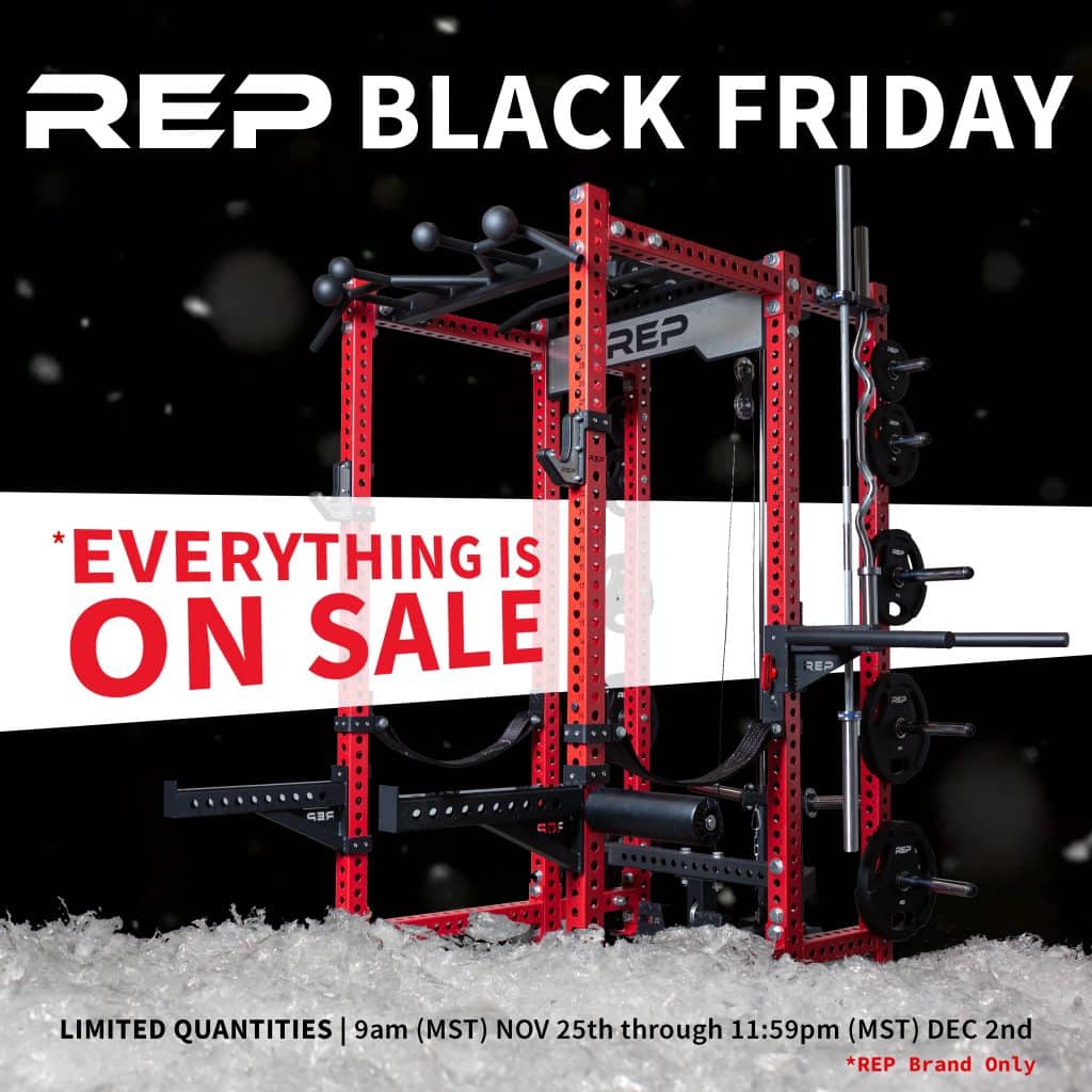 Rep Fitness Cyber Monday - Everything is on sale for Cyber Monday 2019.