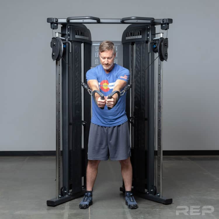 REP Fitness FT-3000 Compact Functional Trainer can do just about everything the bigger units can.