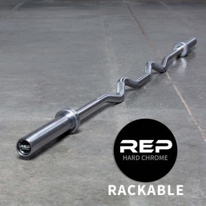 The REP Rackable EZ Curl Bar! REP now offers a rackable curl bar so you can target your biceps directly and get the most out of your curls!