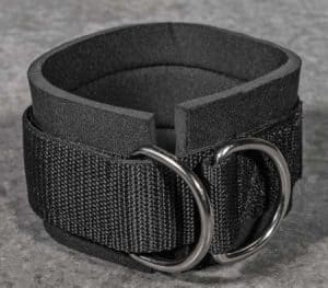 Ankle cuff attachment as used with the Rep Fitness Functional Trainer - lets you do leg exercises in isolateral fashion on a cable machine.