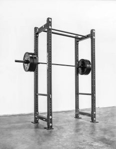 The Rogue Fitness RML-390BT power rack is a bolt together version of their versatile power rack - it's cheaper to ship.