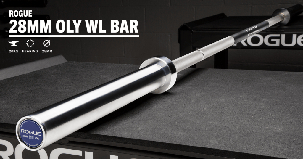 Olympic Weightlifting Barbell in Stainless Steel - Rogue Olympic WL Bar