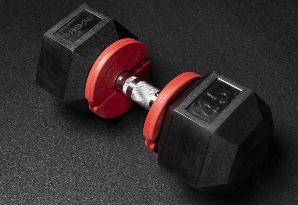 Add-on change plates for dumbbells