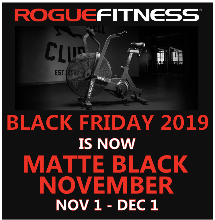 Rogue Fitness Black Friday and Cyber Monday Sale 2020 (CLICK FOR