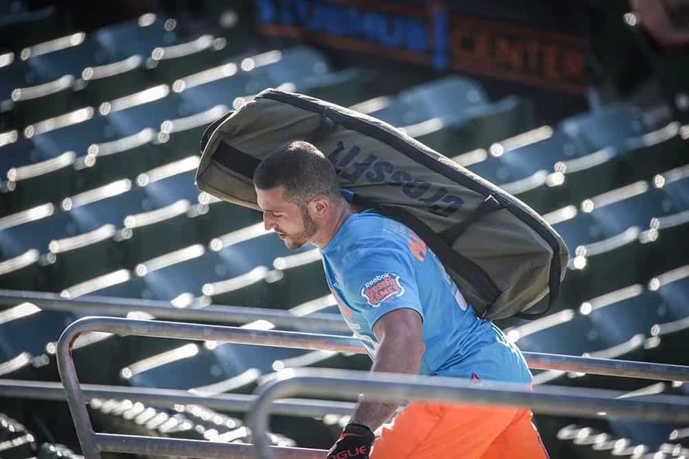 sandbags can be used in CrossFit training.