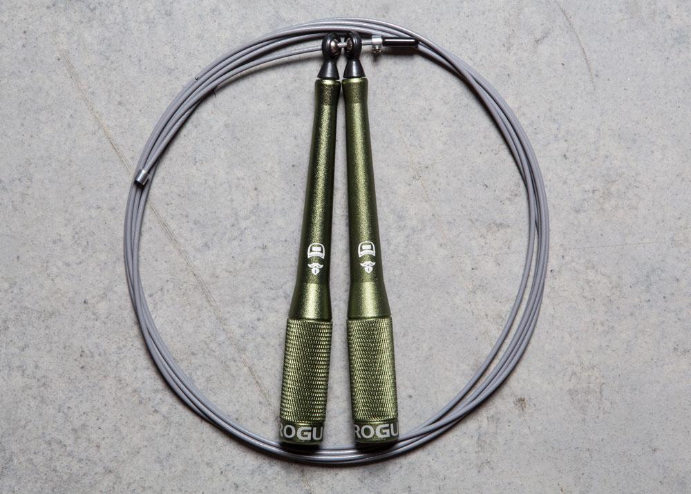 The SR-2 Speed Rope from Rogue is also available in a Josh Bridges edition with gray cable, OD Green handles - and it's got all the other great features of the SR-2 Speed Rope