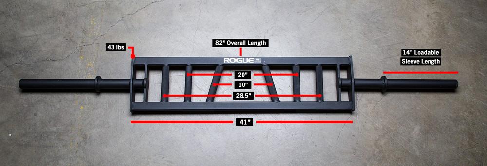 Rogue MG-3 Knurled Multi-Grip/Swiss/Football Bar