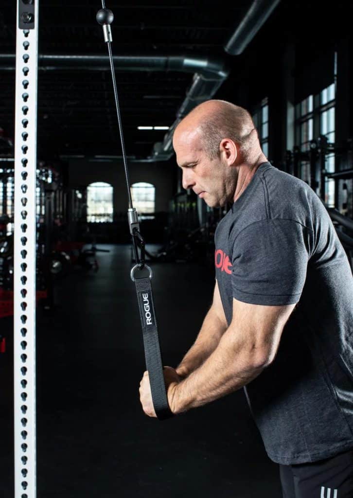 Rogue Monster Slinger is a great option for tricep pushdowns.