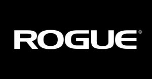 Rogue Fitness logo - American manufacturer and distributor of strength and conditioning equipment, including weightlifting bars, plates, racks and other fitness related equipment for CrossFit boxes, garage gyms, military units, collegiate, and professional sports teams