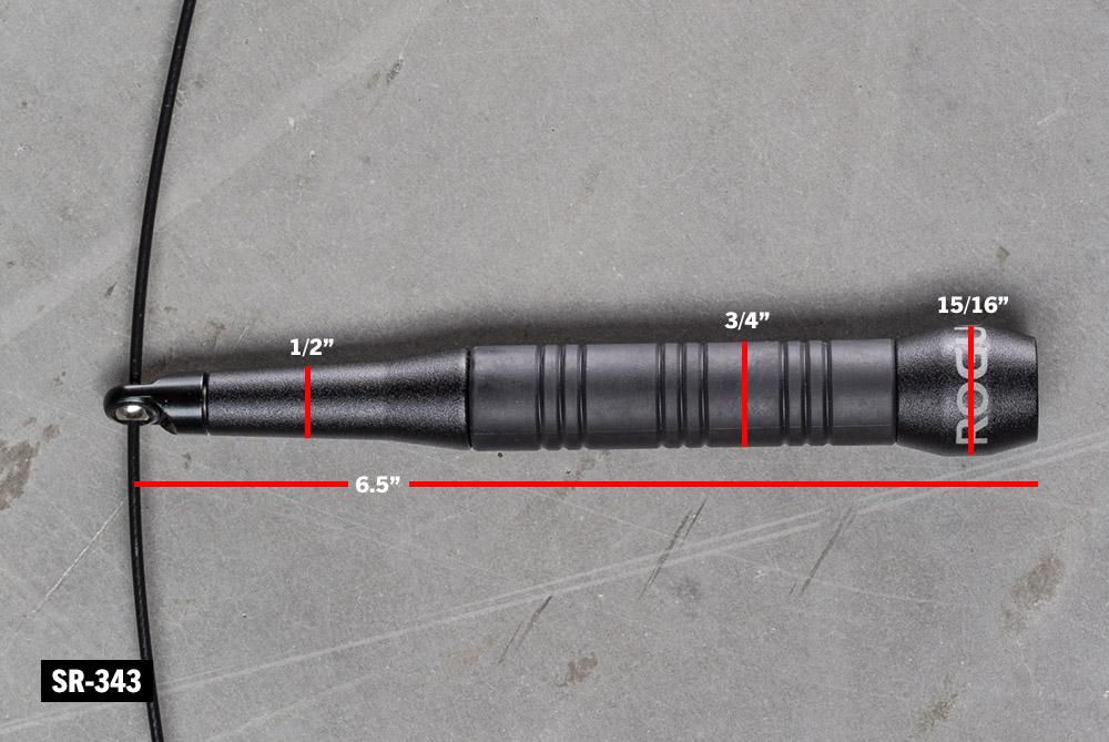Handle specs for the Rogue SR-343 Mach Speed Rope