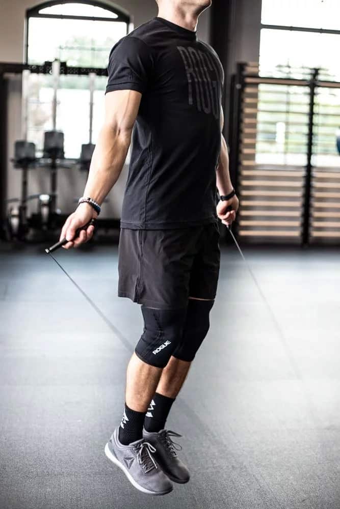 Rogue Fitness SR-343 Mach Speed Rope - most advanced jumping rope offered by Rogue Fitness - incredible spin up to 10x better than their other models