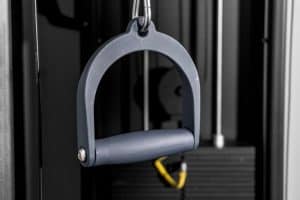 Cable handle from a functional trainer