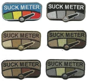 Suck Meter tactical patch by Gadsden and Culpeper