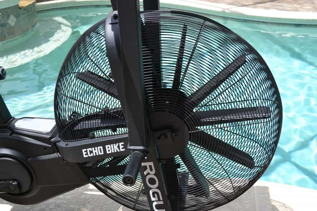 fan blades in the echo bike